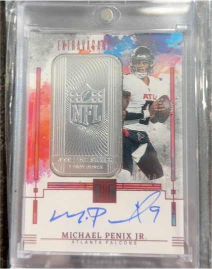 2024 Panini Impeccable Extravagance #09 Michael Penix Jr. — front