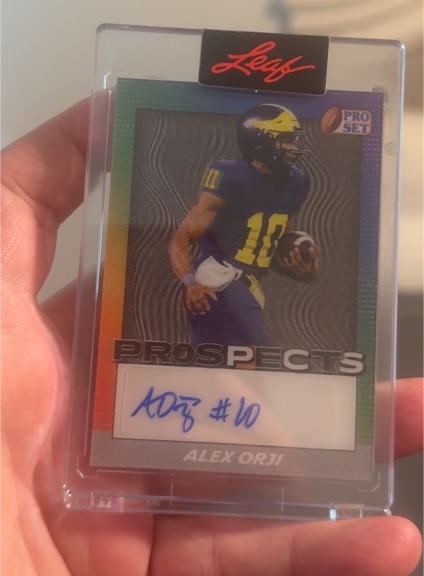 2024 Leaf Pro Set Prospects #PR-AO1 Alex Orji — front