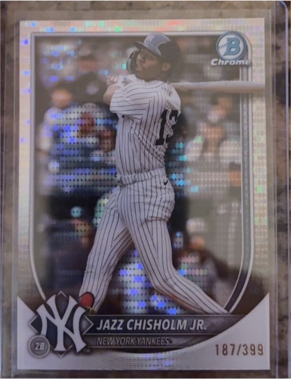 2025 Bowman Chrome #34 Jazz Chisholm Jr. — front