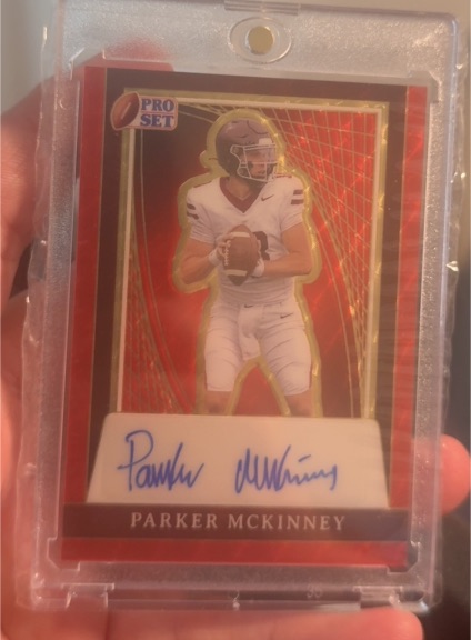 2024 Pro Set Metal #PA-PMK Parker McKinney Autograph — front