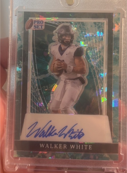 2024 Leaf Pro Set Metal Autographs #PA-WW1 Walker White — front