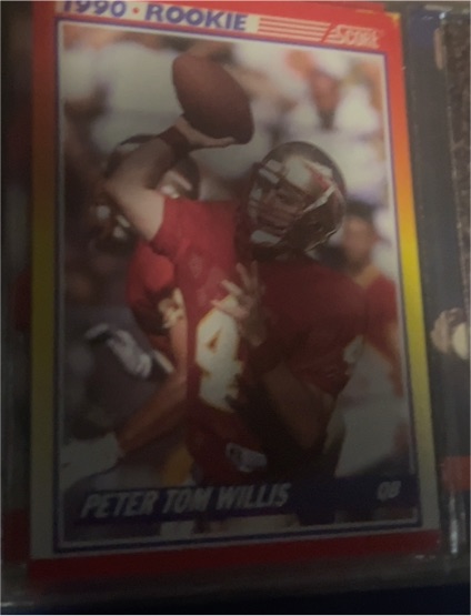 1990 Score #656 Peter Tom Willis — front