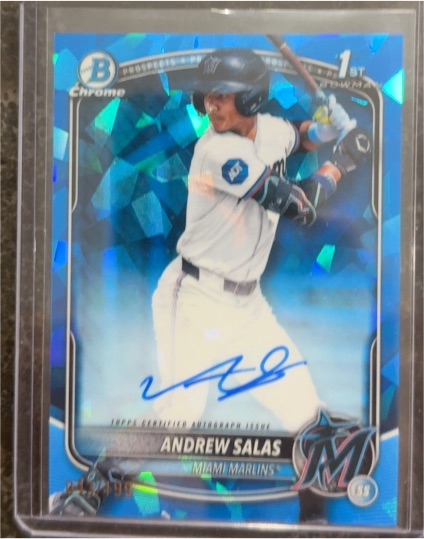 2025 Bowman Chrome #CPA-AS Andrew Salas — front