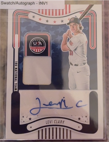 2024 Panini USA Baseball Stars & Stripes #INV1 Levi Clark — front