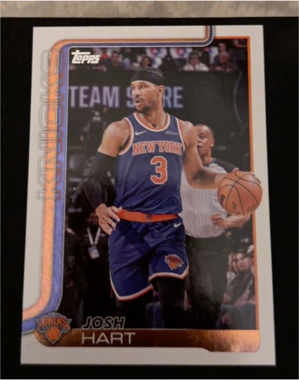 2025 Topps Josh Hart New York Knicks — front