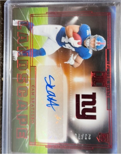 2023 Panini DC Playscape #25 Cam Skattebo — front