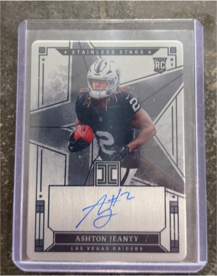2025 Impeccable Stainless Stars #SS-AJ Ashton Jeanty — front