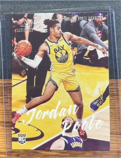 2019-20 Panini Chronicles Luminance #139 Jordan Poole — front