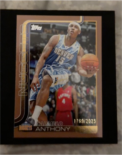 2025-26 Topps Basketball #256 Carmelo Anthony — front