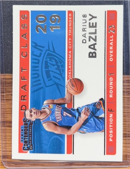2019-20 Panini Contenders '19 Draft Class Contenders #29 Darius Bazley — front