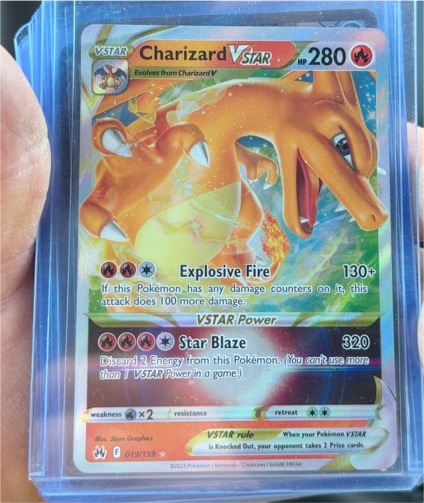 2023 Pokémon Crown Zenith #019 Charizard VSTAR — front