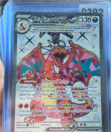 2023 Pokemon Obsidian Flames #215 Charizard ex — front