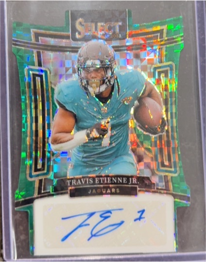 2023 Panini Select #SIG-TE Travis Etienne Jr. — front