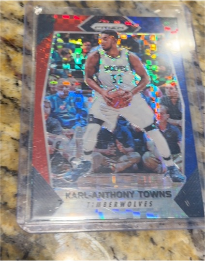 2017-18 Panini Prizm #134 Karl-Anthony Towns — front