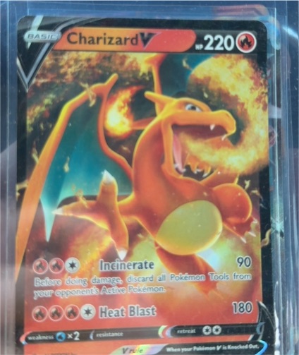 2022 Pokemon Crown Zenith #018 Charizard V — front