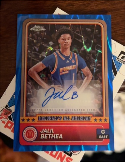 2024 Topps Chrome McDonald's All American #25 Jalil Bethea — front