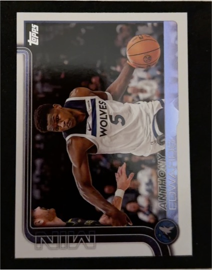 2025-26 Topps Basketball #108 Anthony Edwards — front
