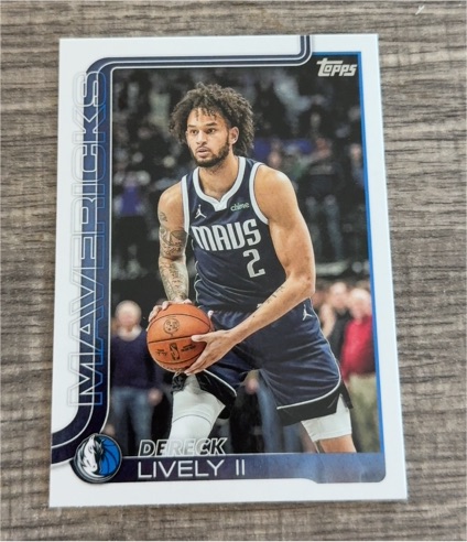 2025-26 Topps #172 Dereck Lively II — front