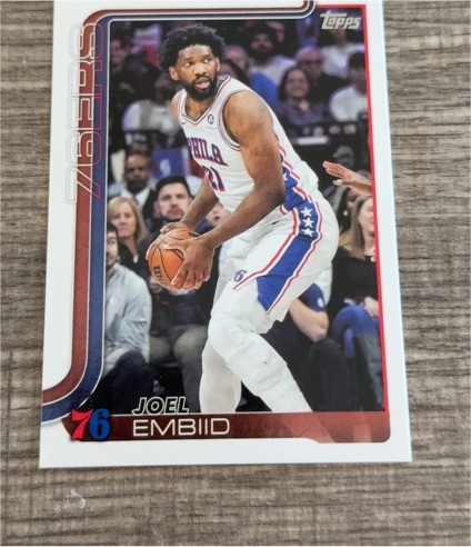2025-26 Topps #22 Joel Embiid — front