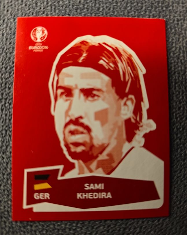 2016 Panini Euro Coca-Cola Sticker Sami Khedira — front