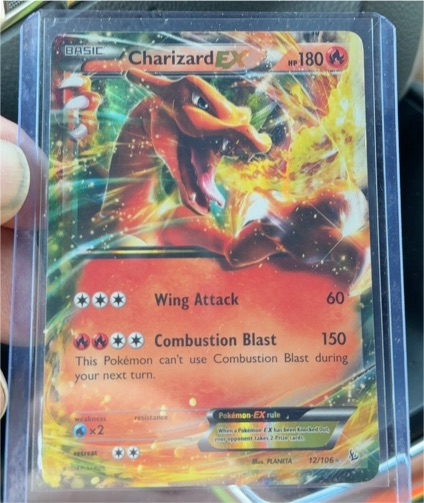 2014 Pokémon Flashfire #12 Charizard EX — front