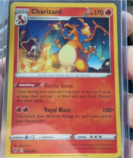 2025 Pokémon #001 Charizard McDonald's Happy Meal Promo — front