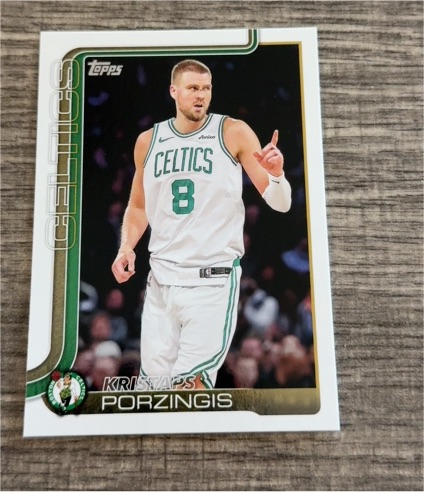 2025-26 Topps #3 Kristaps Porzingis — front