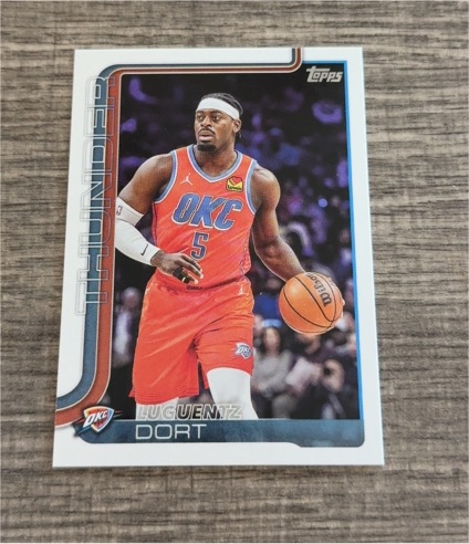 2025-26 Topps #117 Luguentz Dort — front