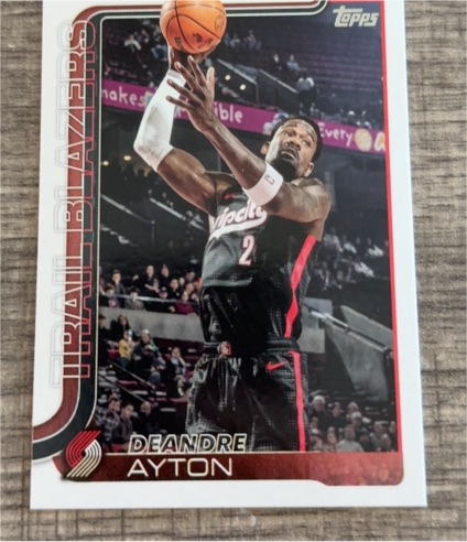 2025-26 Topps Basketball #124 Deandre Ayton — front