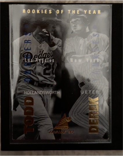 1997 Pinnacle Inside #148 Todd Hollandsworth / Derek Jeter — front