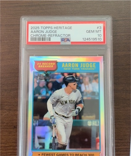 2025 Topps Heritage #3 Aaron Judge — front