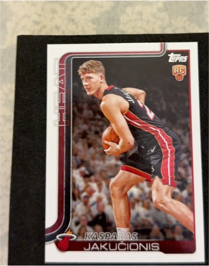 2025-26 Topps #220 Kasparas Jakucionis — front