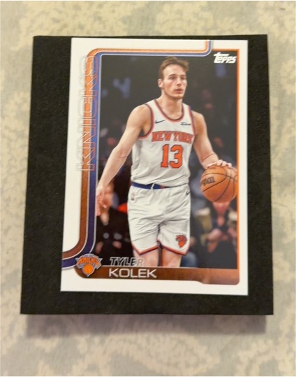 2025-26 Topps Basketball #20 Tyler Kolek — front