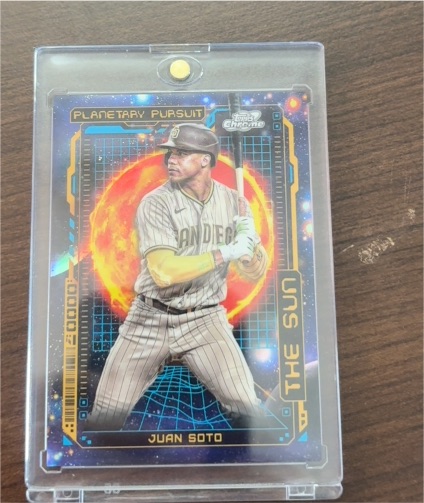 2023 Topps Cosmic Chrome #PPS-10 Juan Soto Planetary Pursuit The Sun — front
