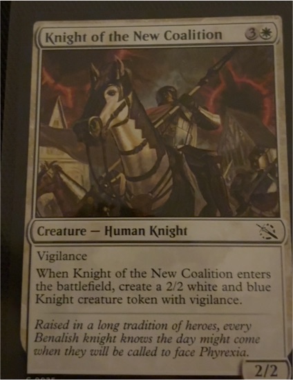 2023 March of the Machine #25 Knight of the New Coalition — front
