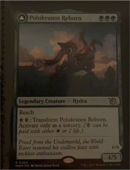 2023 Magic: The Gathering #200 Polukranos Reborn — front