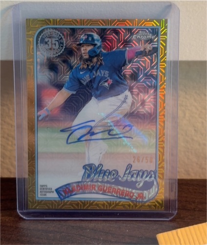 2024 Topps Series 1 1989 Topps Chrome #1989 Vladimir Guerrero Jr. — front