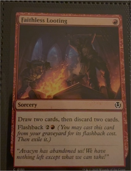Faithless Looting (2015) Magic: The Gathering — front