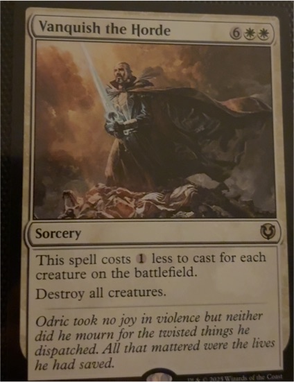 2021 Magic: The Gathering Innistrad: Midnight Hunt #41 Vanquish the Horde — front