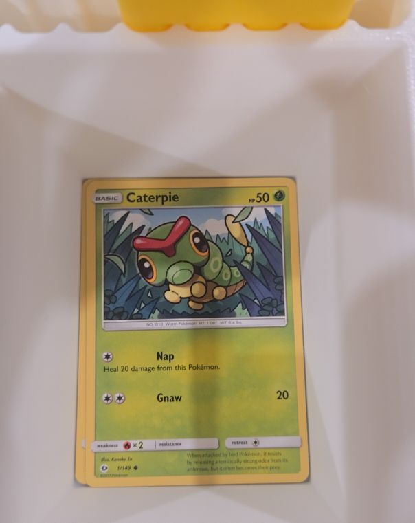 2017 Pokémon Sun & Moon #1 Caterpie — front