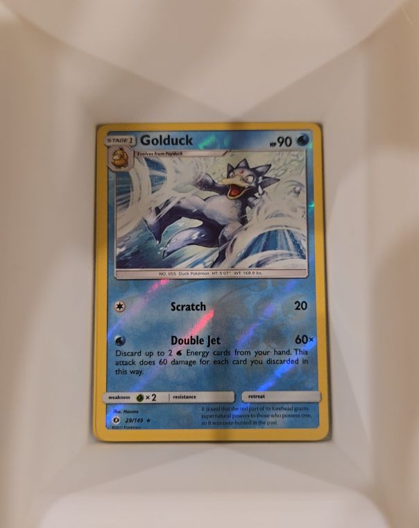2017 Pokemon Sun & Moon #29 Golduck — front