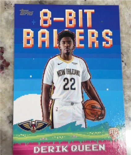 2025-26 Topps #8B-39 Derik Queen 8-Bit Ballers — front