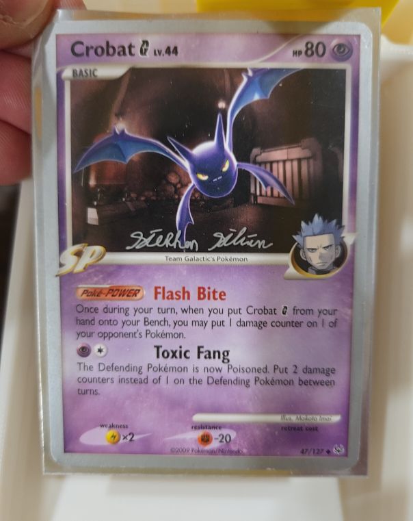 2009 Pokémon Platinum #47 Crobat G — front