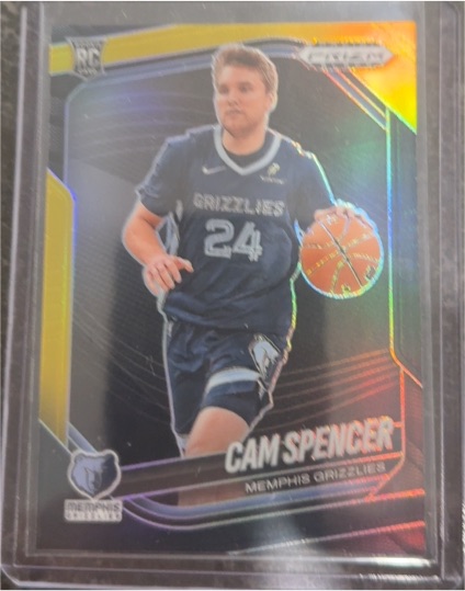 2024-25 Panini Prizm Black #218 Cam Spencer — front