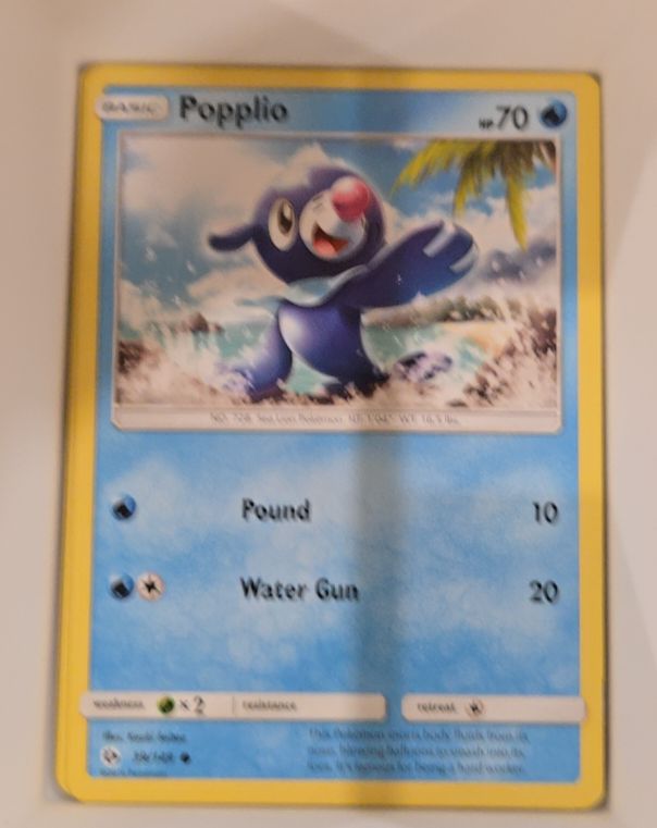 2016 Pokemon Sun & Moon #39 Popplio — front