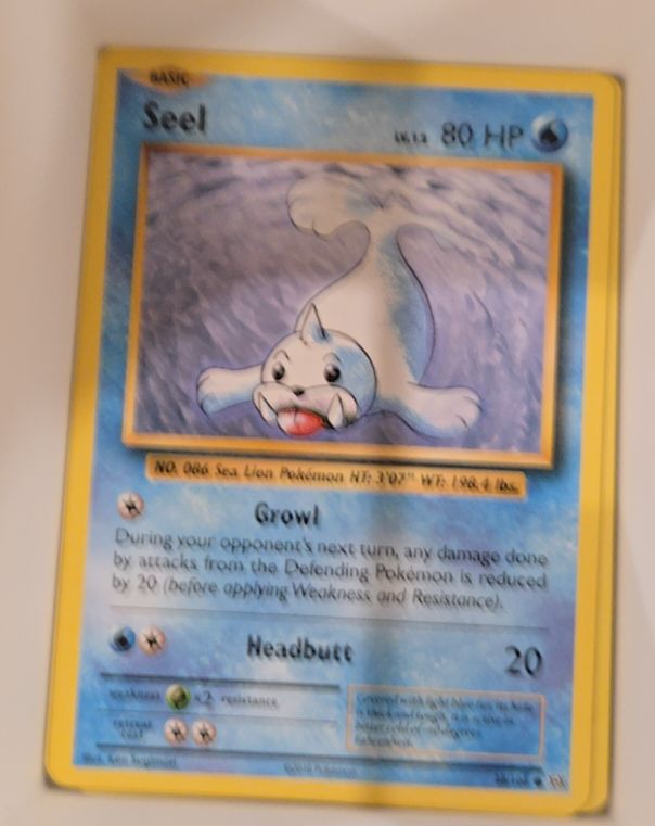 2016 Pokémon XY Evolutions #28 Seel — front