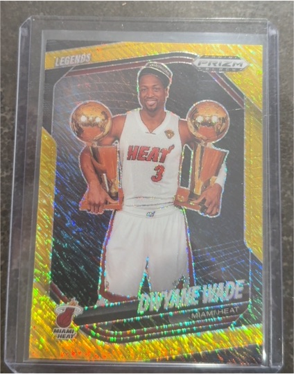 2024-25 Panini Prizm Black #261 Dwyane Wade Legends — front