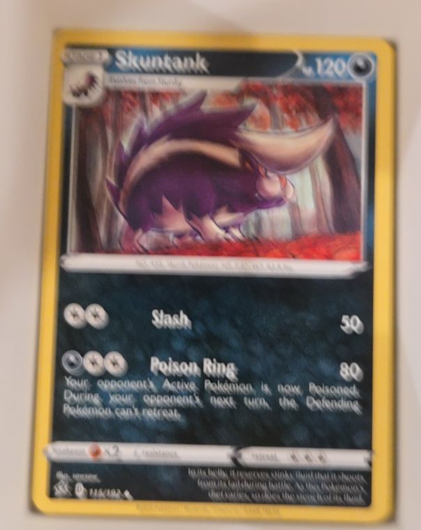 2020 Pokémon Rebel Clash #115 Skuntank — front