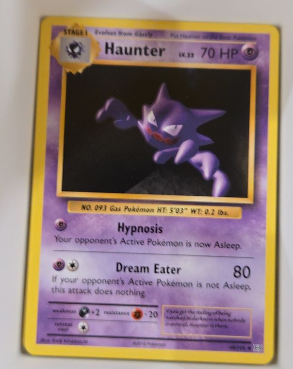 2016 Pokémon XY Evolutions #48 Haunter — front