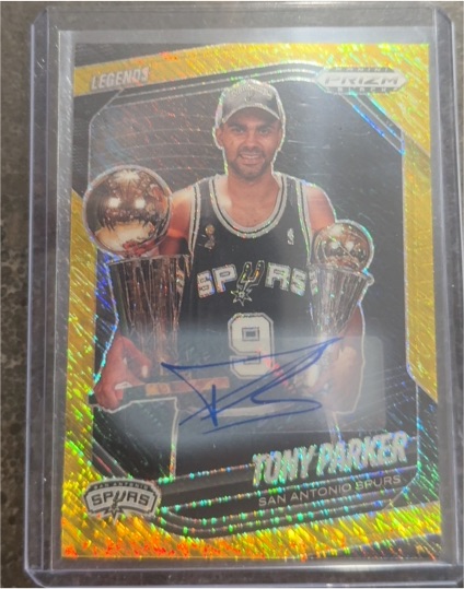 2024-25 Panini Prizm Black #275 Tony Parker — front